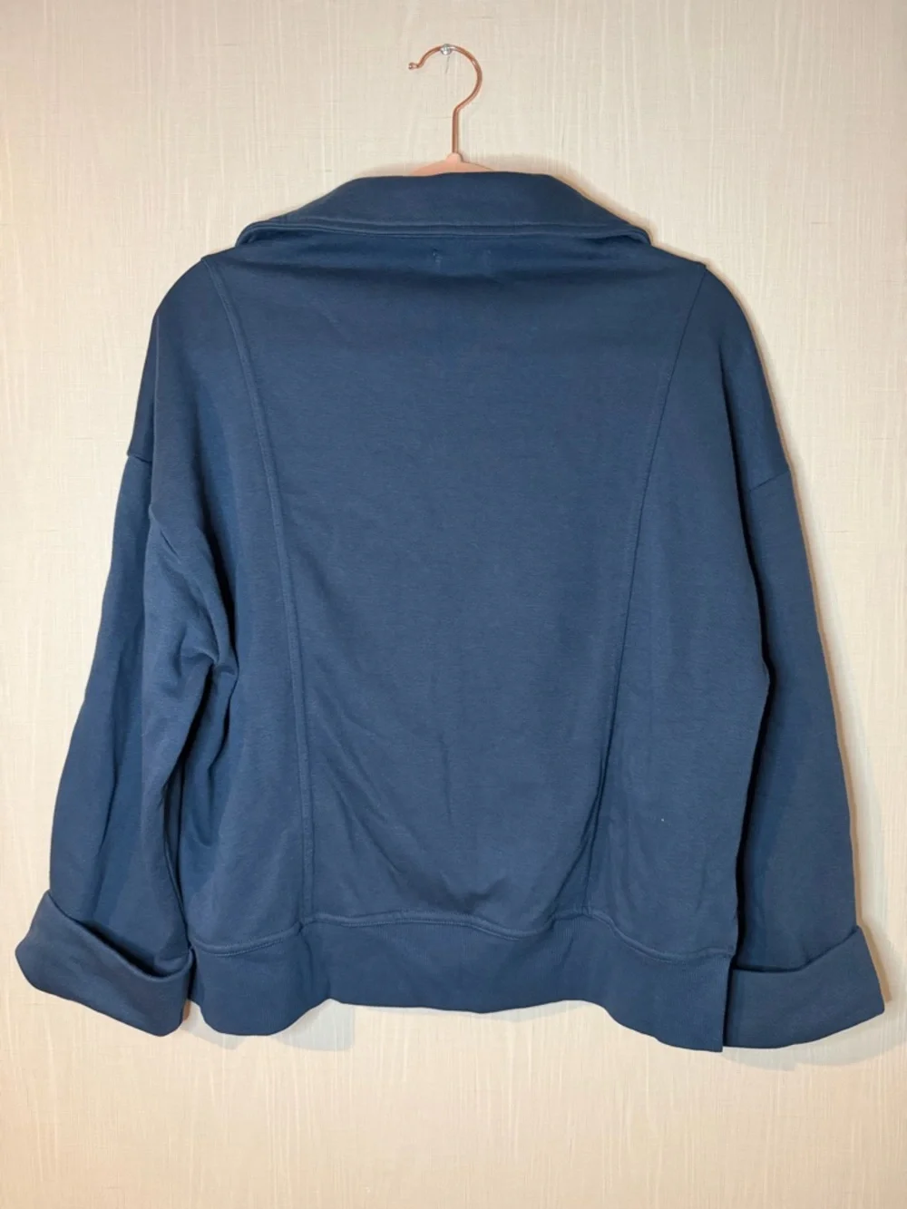 Anthropologie Pilcro Johnny V-Neck Collar Pullover Sweatshirt XXS Petite - Picture 5 of 6